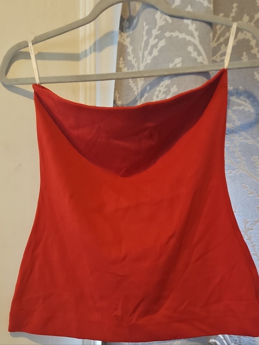 bebe Red Cowl Neck Camisole